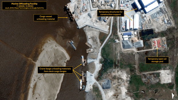 Marine offloading facility