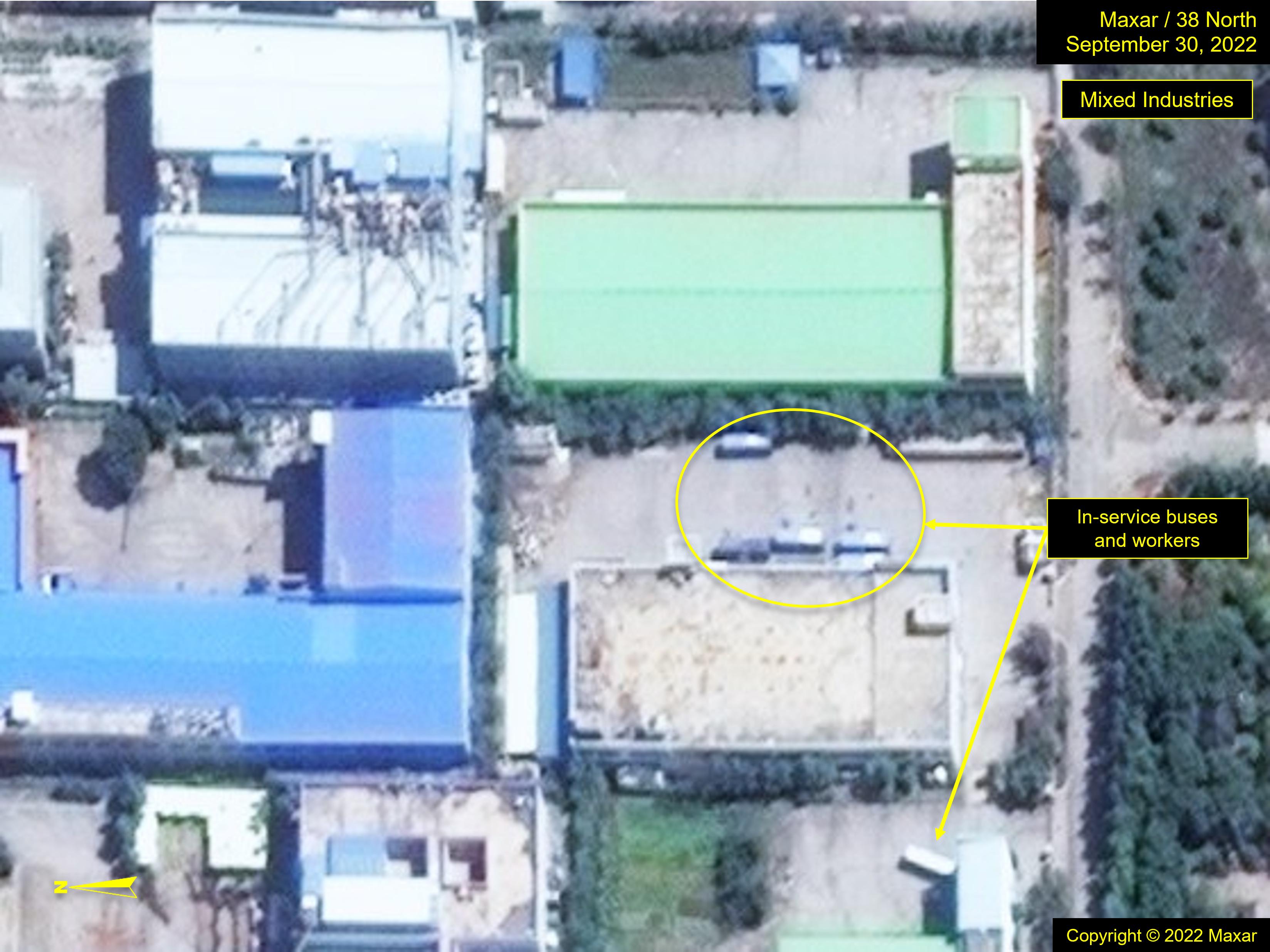 Kaesong Industrial Complex mixed industries sector