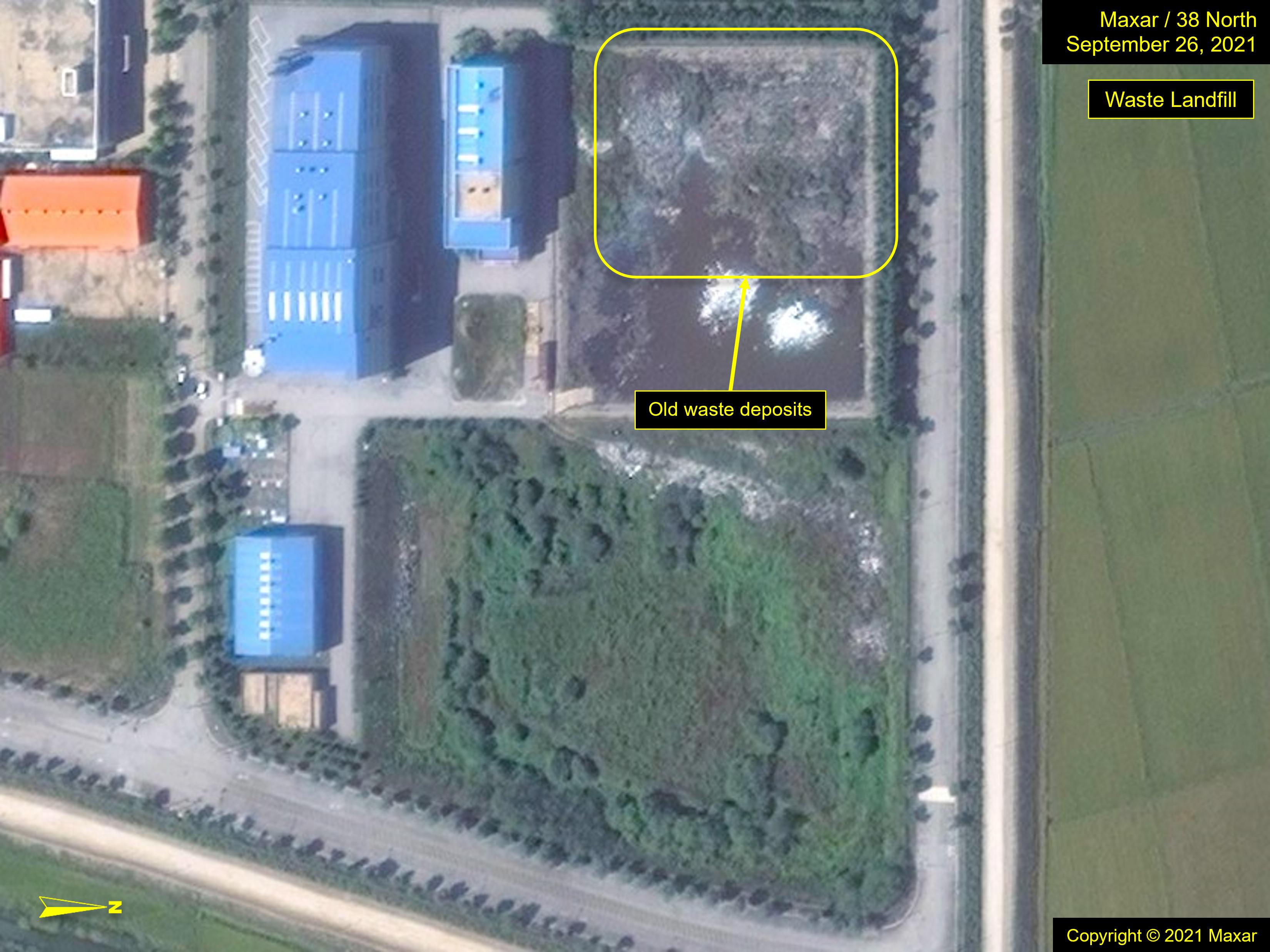 Kaesong Industrial Complex waste landfill