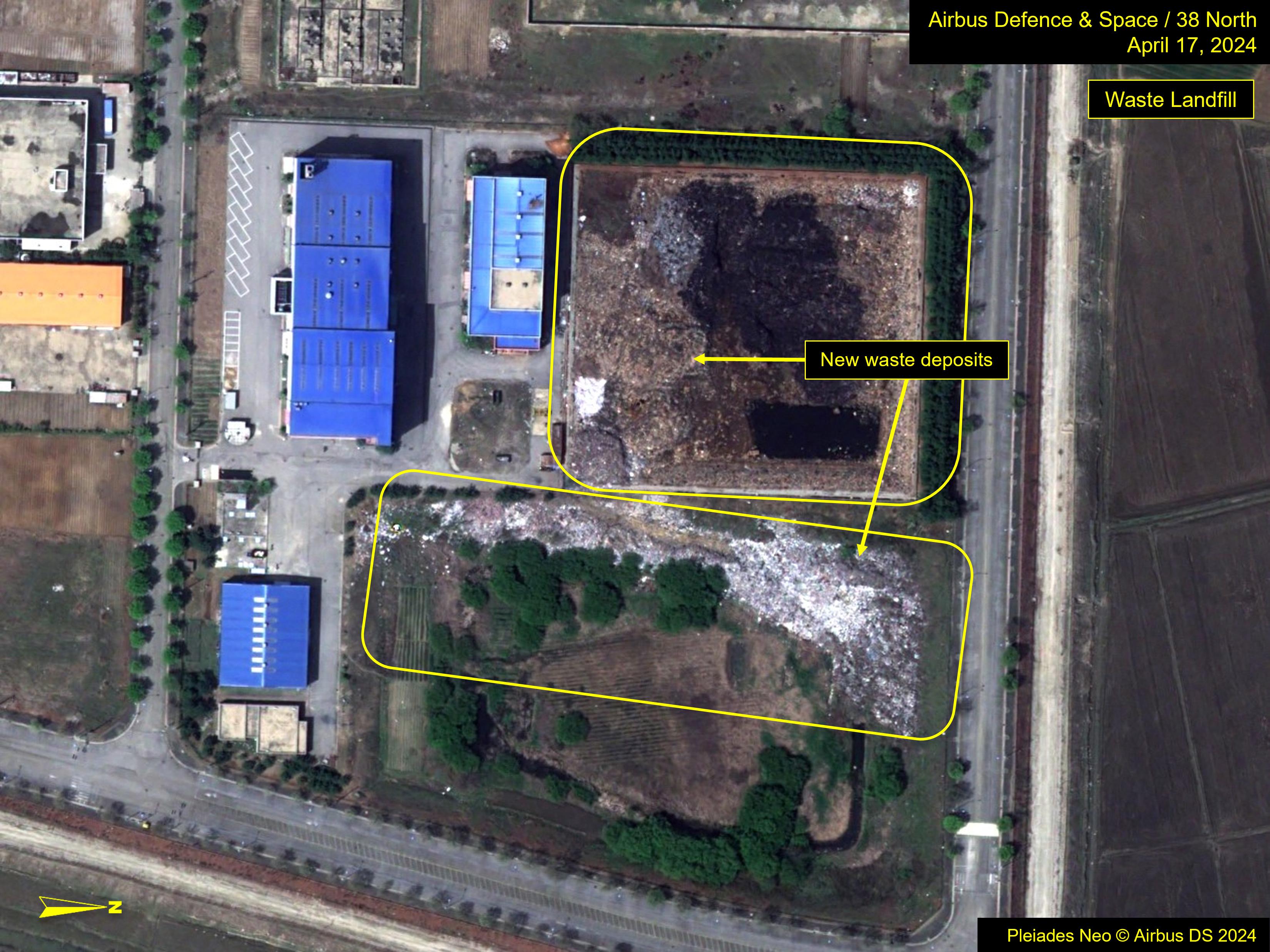 Kaesong Industrial Complex waste landfill