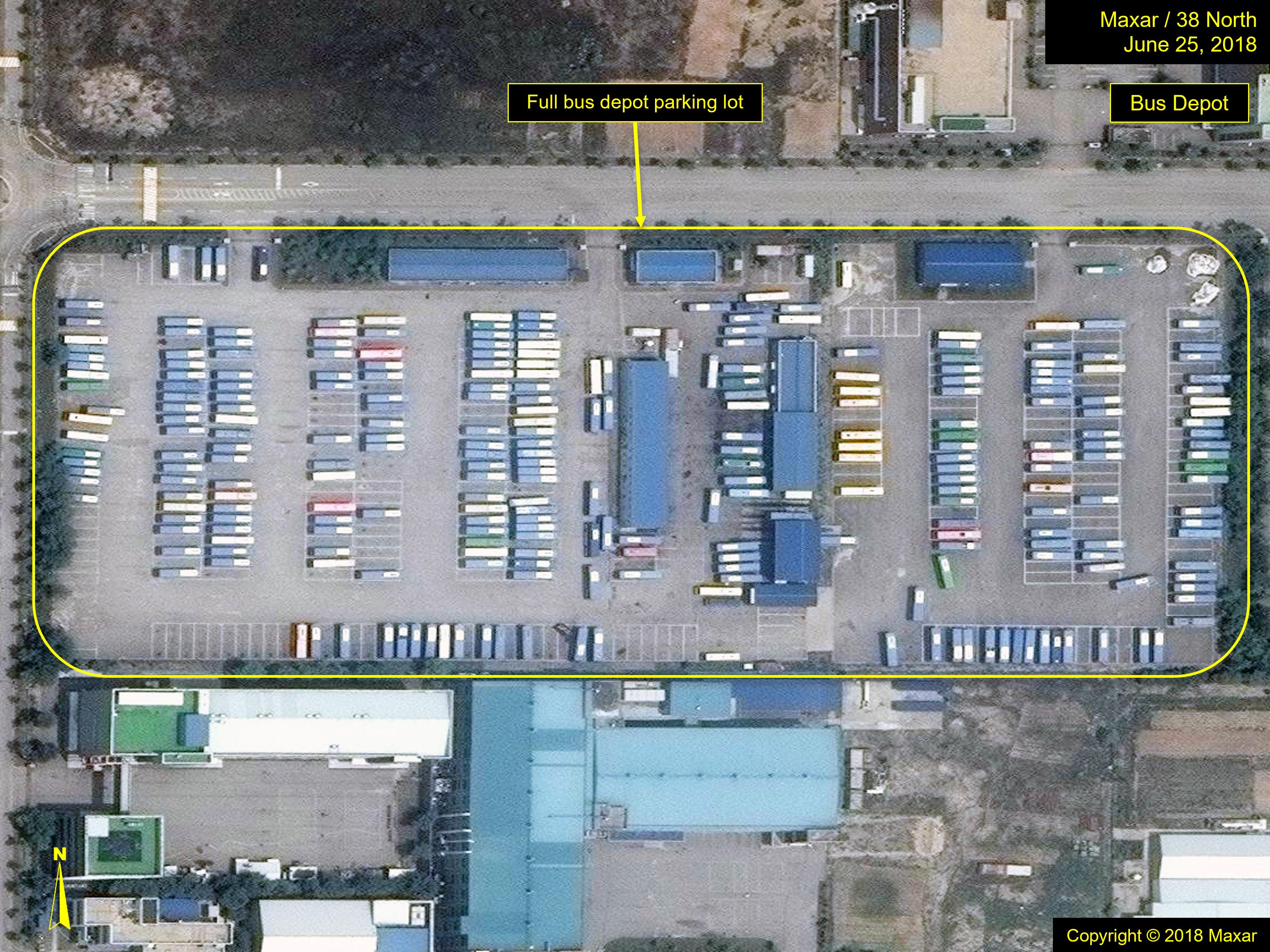 Kaesong Industrial Complex bus depot