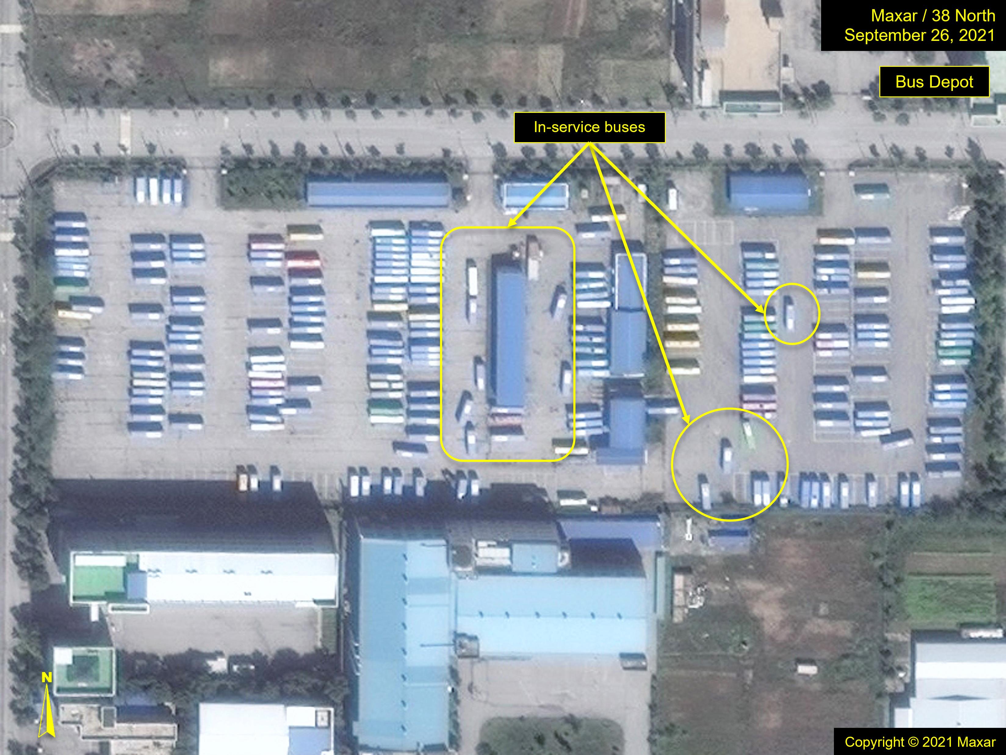 Kaesong Industrial Complex bus depot