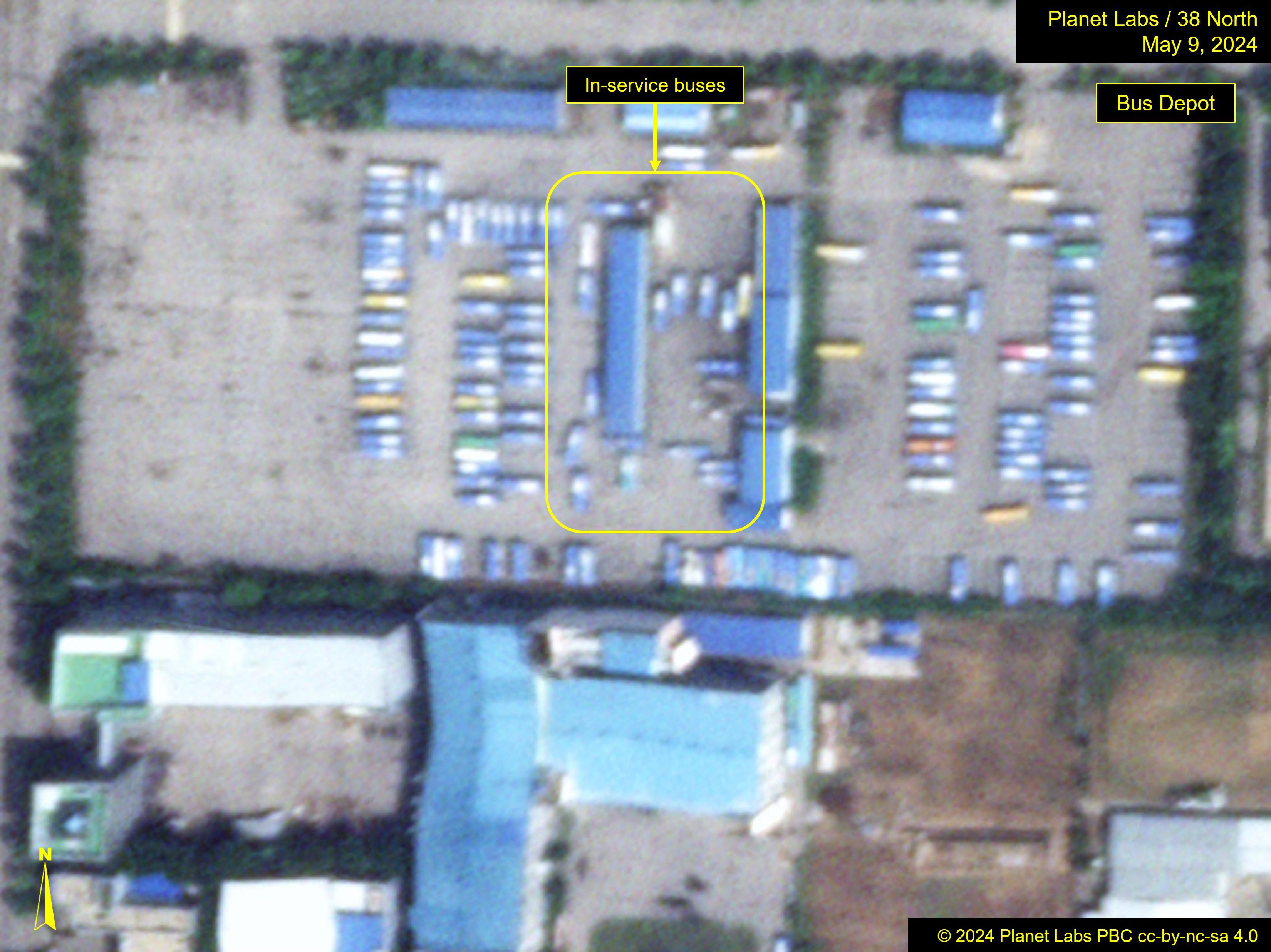 Kaesong Industrial Complex bus depot