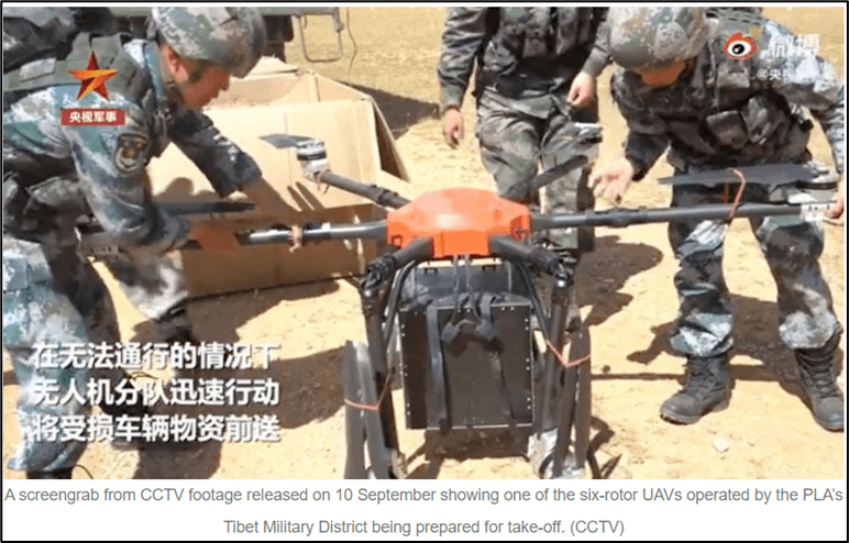 Figure 21: JLSF exercise using UAS - 10 September 2020