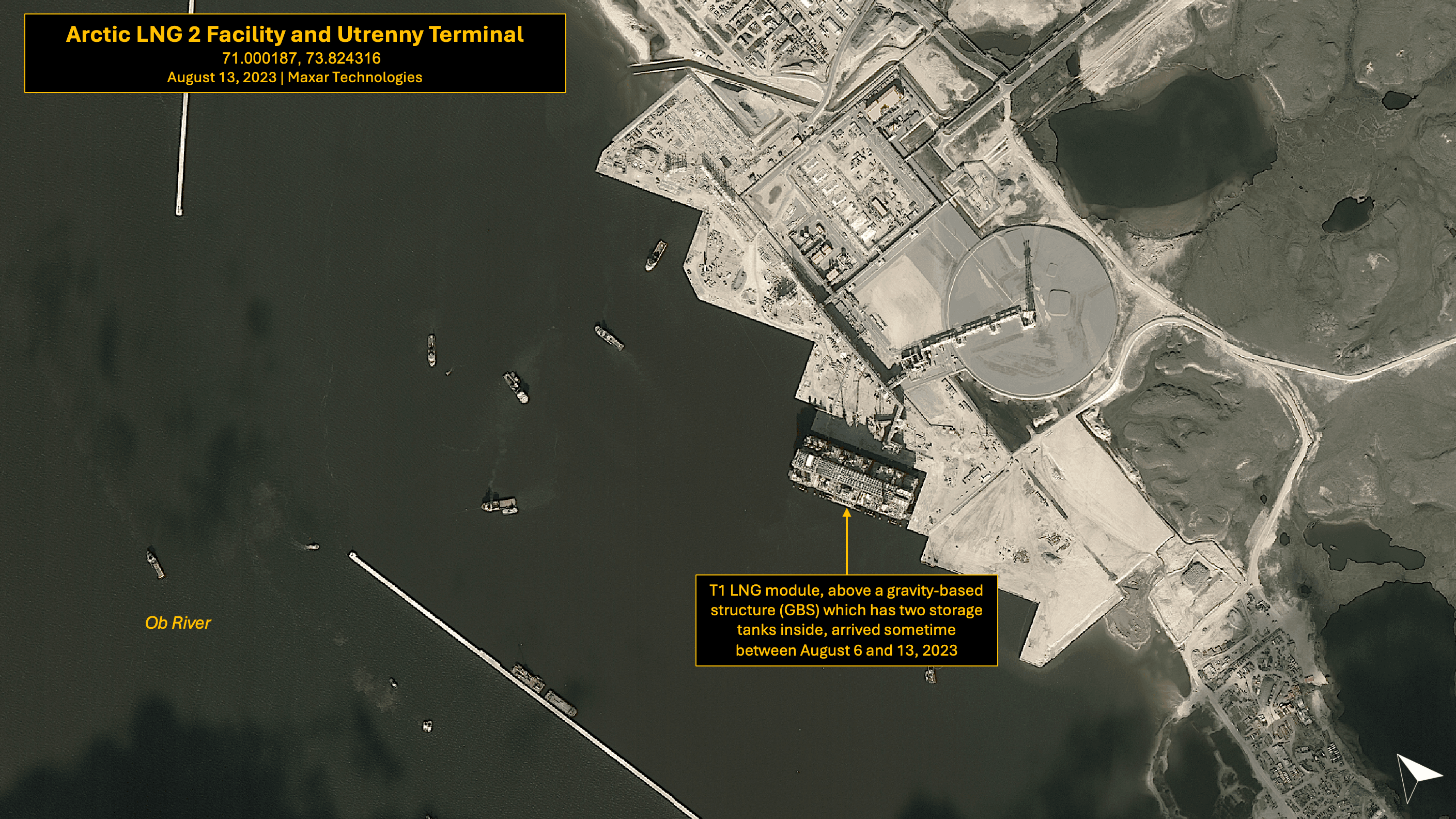 Arctic LNG 2 Facility and Utrenny Terminal